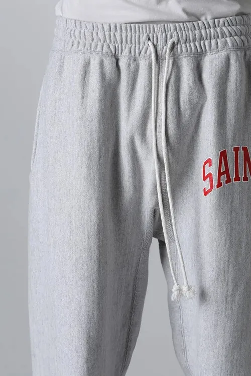 SAINT MICHAEL ARCH SAINT SET PANTS/BLACK The latest SAINT LOGO sweatpants, washed black/gray gray S-XL, custom woven and dyed, black surface and gray bottom fabric, same as the original version, original level straight cracking pulp, original cut and loose fit